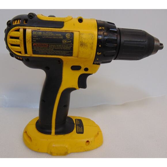 Dewalt DC720 18V 2-Speed VS 1/2" Drill Driver Tested Works Tool Only Pre-Owned - Picture 3 of 7